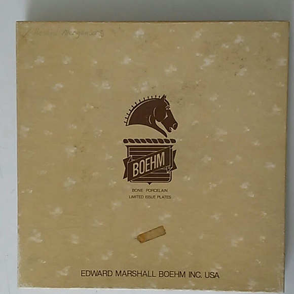 Edward Marshall Boehm Limited Edition Plate - Picture 5 of 5